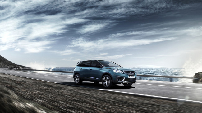 Обои картинки фото peugeot 5008 2017, автомобили, peugeot, 5008, 2017