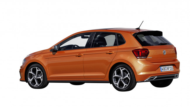 Обои картинки фото volkswagen polo r-line 2018, автомобили, volkswagen, polo, r-line, 2018