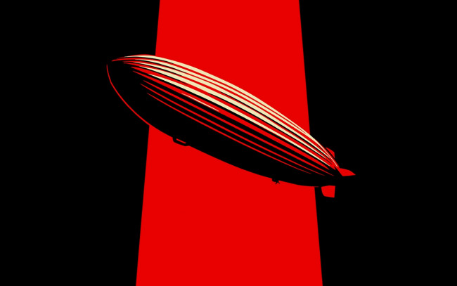 Обои картинки фото рисованное, минимализм, дирижабль