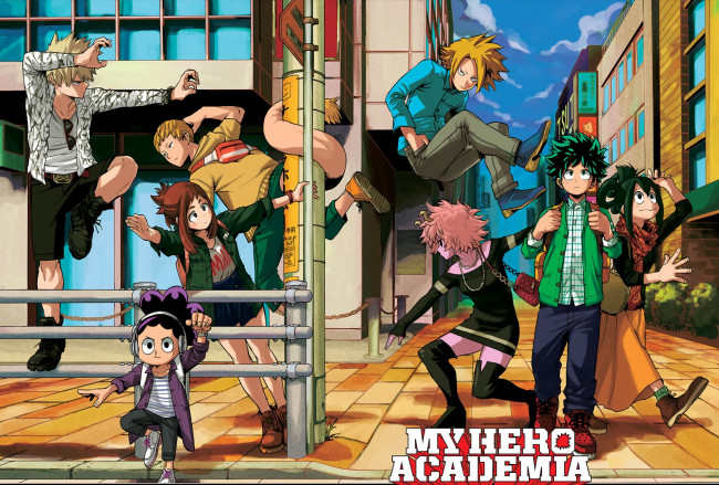 Обои картинки фото аниме, boku no hero academia, my, hero, academia