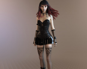 обоя 3д графика, люди , people, фон, взгляд, девушка