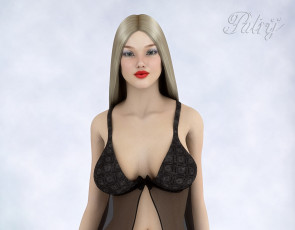 Картинка 3д+графика люди+ people фон взгляд девушка