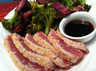 Картинка еда рыбные+блюда +с+морепродуктами тунец