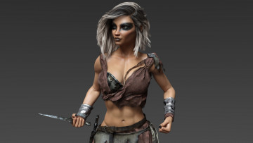 Картинка 3д+графика фантазия+ fantasy фон взгляд девушка