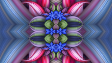 Картинка 3д+графика фракталы+ fractal узор цвета фон