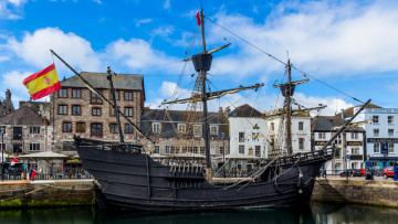 Картинка корабли парусники мачты паруса