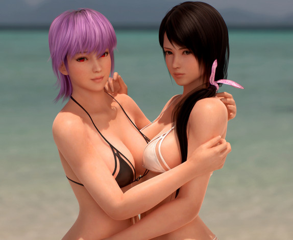 Обои картинки фото 3д графика, люди , people, взгляд, фон, девушки