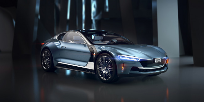 Обои картинки фото 2018 qoros mile 1, автомобили, qoros, концепт, mile, 1, электромобиль, китай, 2018