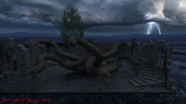 Обои картинки фото 3д графика, существа , creatures, змеи