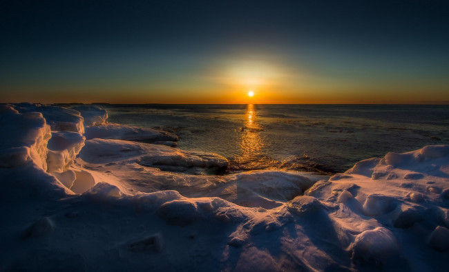 Обои картинки фото природа, восходы, закаты, простор