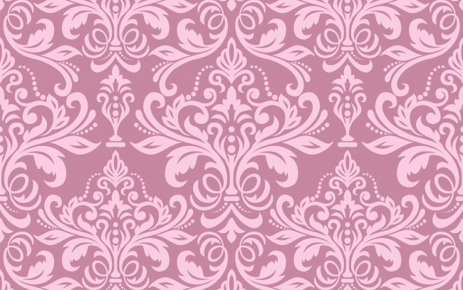 Обои картинки фото векторная графика, графика , graphics, текстура, pattern, vintage, pink, classic, wallpaper, винтаж, seamless