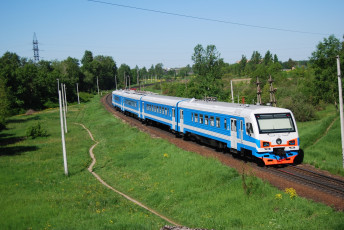 Картинка дт-+1 техника поезда дт- 1 дизель поезд рельсы шпалы