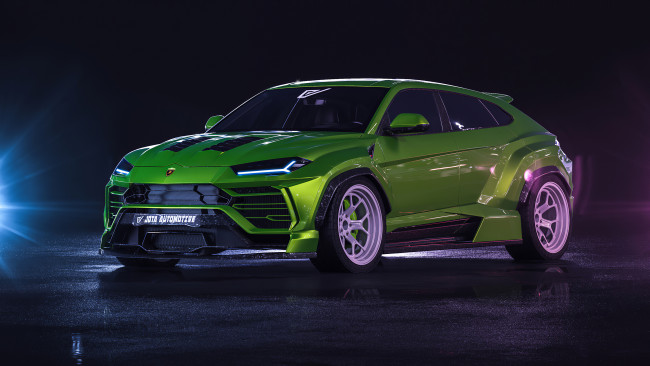 Обои картинки фото lamborghini urus, автомобили, lamborghini, urus, мощный, и, быстрый, бык, на, стероидах
