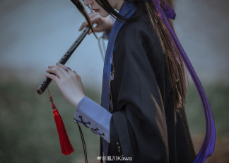 Картинка мужчины -+креатив +косплей вэй усянь флейта костюм