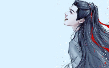 Картинка рисованное кино +мультфильмы вэй усянь лицо