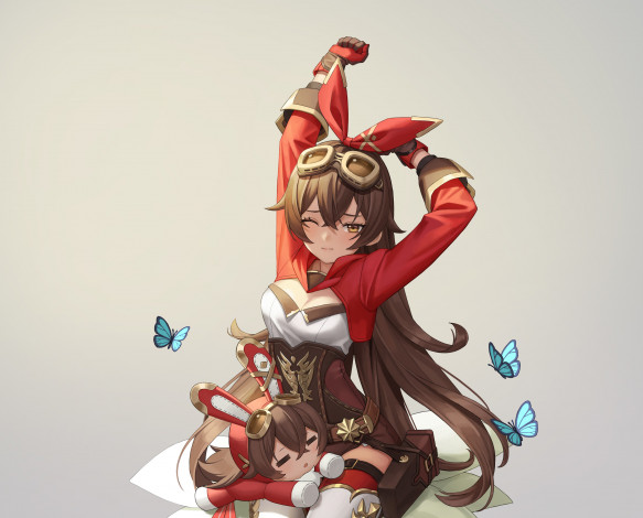 Обои картинки фото аниме, genshin impact, genshin, impact