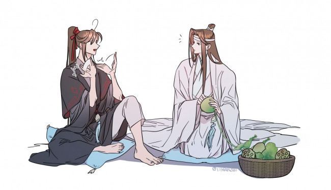 Обои картинки фото аниме, mo dao zu shi, the, untamed, неукротимый, повелитель, чэньцин, мосян, тунсю, mo, dao, zu, shi, магистр, дьявольского, культа