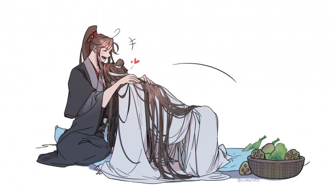 Обои картинки фото аниме, mo dao zu shi, the, untamed, неукротимый, повелитель, чэньцин, мосян, тунсю, mo, dao, zu, shi, магистр, дьявольского, культа