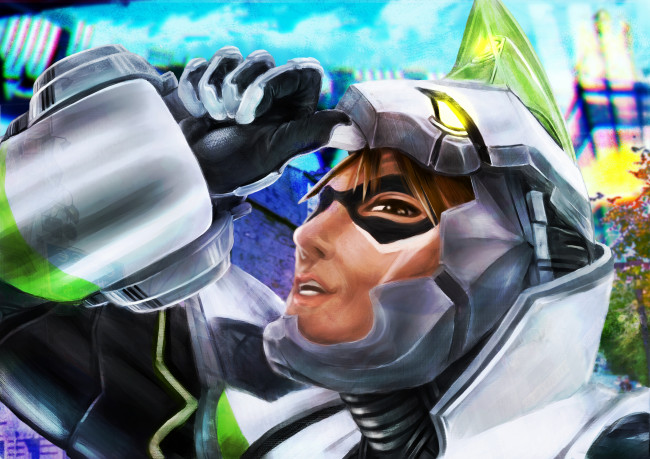 Обои картинки фото аниме, tiger and bunny, тигр, и, кролик