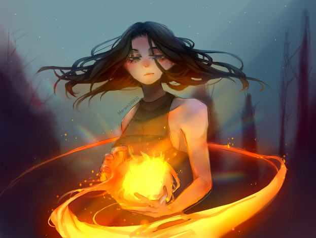 Обои картинки фото фэнтези, магия, девушка