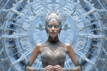 Картинка 3д+графика люди+ people нейросети графика нейроарт ai art нейронные сети рисунки нейро искусство абстракция