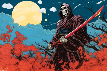 Картинка фэнтези нежить нейросети графика нейроарт ai art нейронные сети рисунки нейро искусство