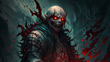 Картинка фэнтези нежить нейросети графика нейроарт ai art нейронные сети рисунки нейро искусство