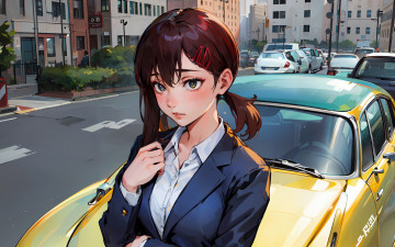 Картинка аниме город +улицы +интерьер +здания нейросети графика нейроарт ai art нейронные сети рисунки нейро искусство