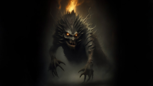 Обои картинки фото фэнтези, демоны, нейросети, графика, нейроарт, ai, art, нейронные, сети, рисунки, нейро, искусство, ужас