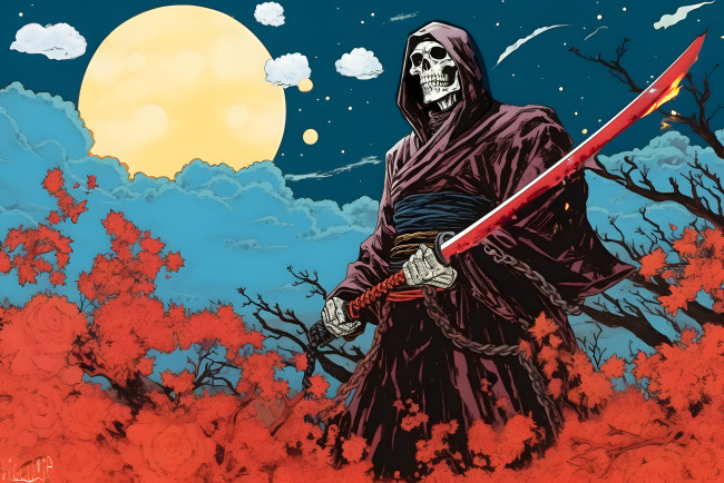 Обои картинки фото фэнтези, нежить, нейросети, графика, нейроарт, ai, art, нейронные, сети, рисунки, нейро, искусство