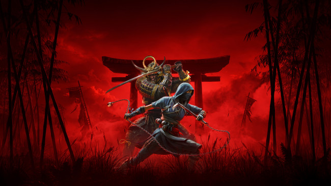 Обои картинки фото assassin’s creed shadows , 2024, видео игры, assassin’s creed,  shadows, assassins, creed, shadows, 8k, game, art, naoe, yasuke, games, pc, play, station, 5, xbox, series, x, s