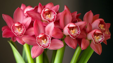 Картинка 3д+графика цветы+ flowers орхидеи