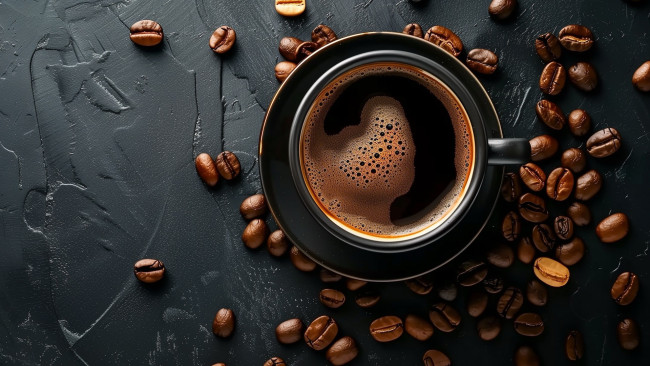 Обои картинки фото 3д графика, еда-, food, кофе, зерна