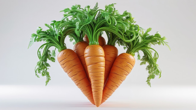 Обои картинки фото 3д графика, еда-, food, морковь