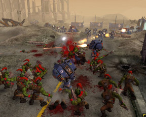 Картинка видео игры warhammer 40 000 dawn of war