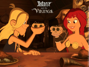 обоя мультфильмы, asterix, and, the, vikings