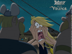 обоя мультфильмы, asterix, and, the, vikings