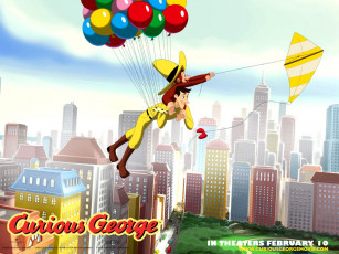 обоя мультфильмы, curious, george