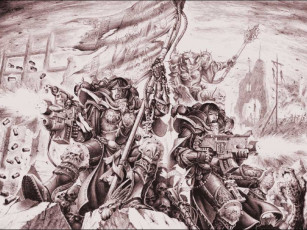 Картинка видео игры warhammer 40 000 dawn of war