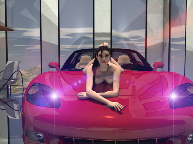 Обои картинки фото автомобили, 3д