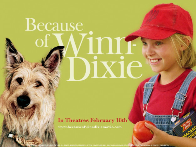 Обои картинки фото because, of, winn, dixie, кино, фильмы