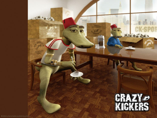 Обои картинки фото crazy, kickers, видео, игры