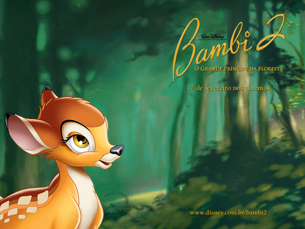 Обои картинки фото мультфильмы, bambi