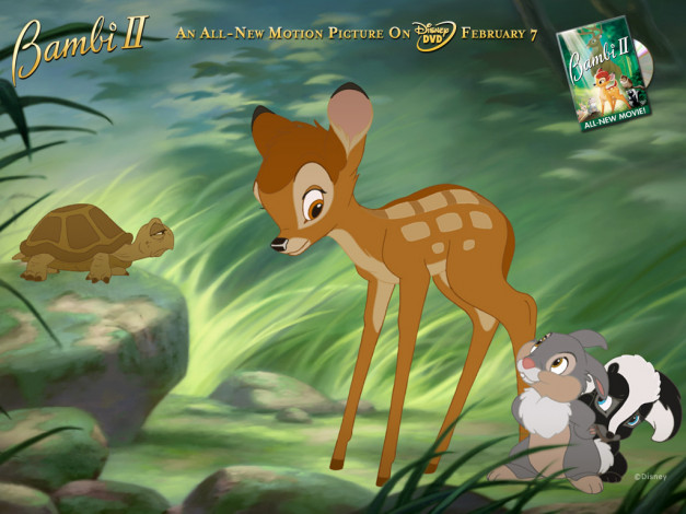 Обои картинки фото мультфильмы, bambi