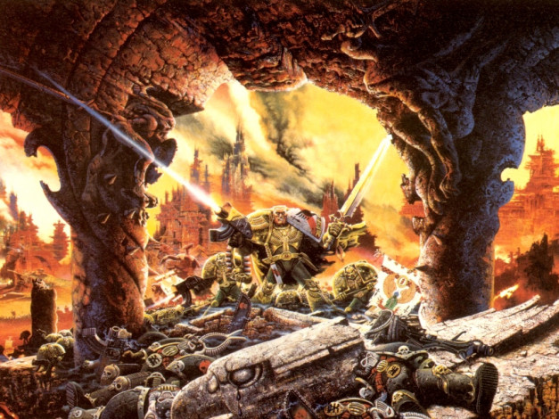 Обои картинки фото видео, игры, warhammer, 40, 000, dawn, of, war