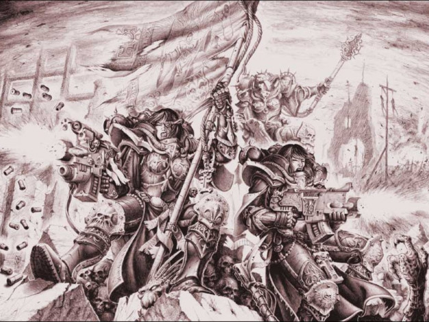 Обои картинки фото видео, игры, warhammer, 40, 000, dawn, of, war