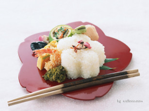 Картинка еда рыба морепродукты суши роллы