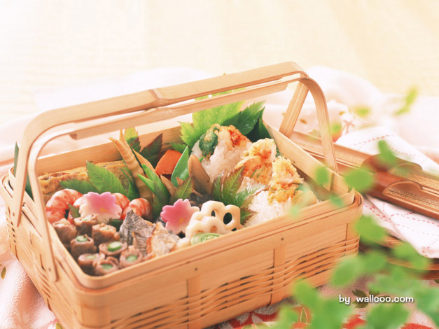 Обои картинки фото еда, рыба, морепродукты, суши, роллы