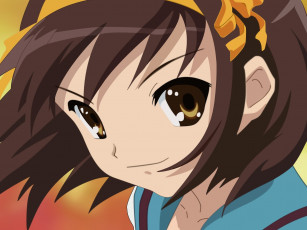 Картинка аниме the melancholy of haruhi suzumiya