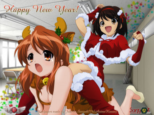 Картинка аниме the melancholy of haruhi suzumiya